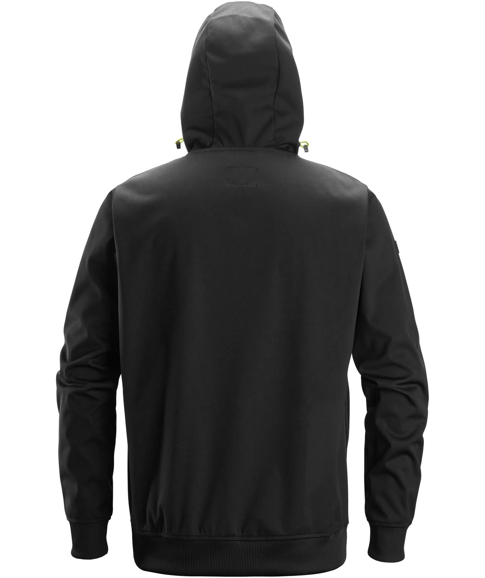 Snickers FlexiWork Windblocker softshell hoodie 8400, Black, large image number 2
