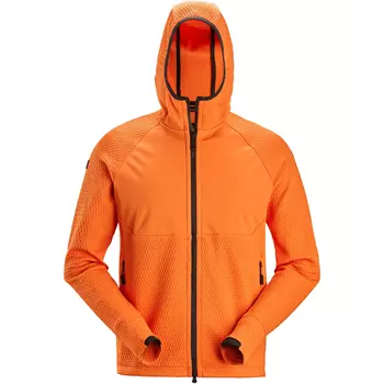 Snickers FlexiWork hoodie med dragkedja 8405, Warm Orange
