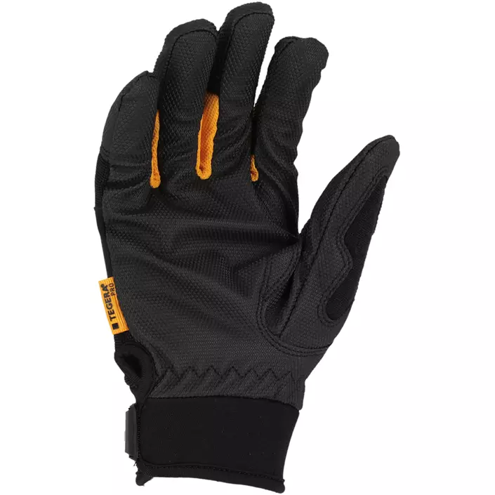 Tegera Pro 9133 vinter arbejdshandsker, Sort/grå/orange, large image number 2