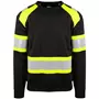YOU Söderhamn refleks sweatshirt, Svart/Gul YOU Söderhamn refleks sweatshirt, Svart/Gul