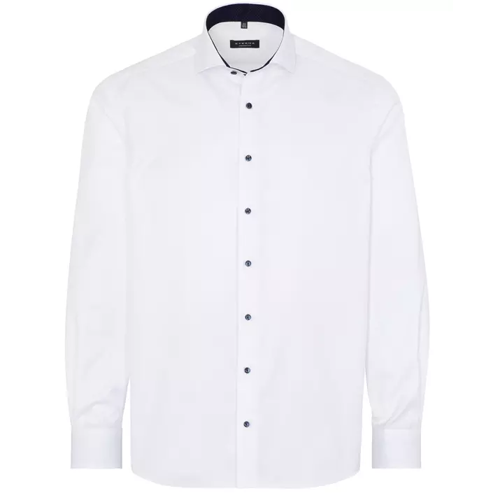 Eterna Cover Comfort fit skjorte med kontrast, White , large image number 0