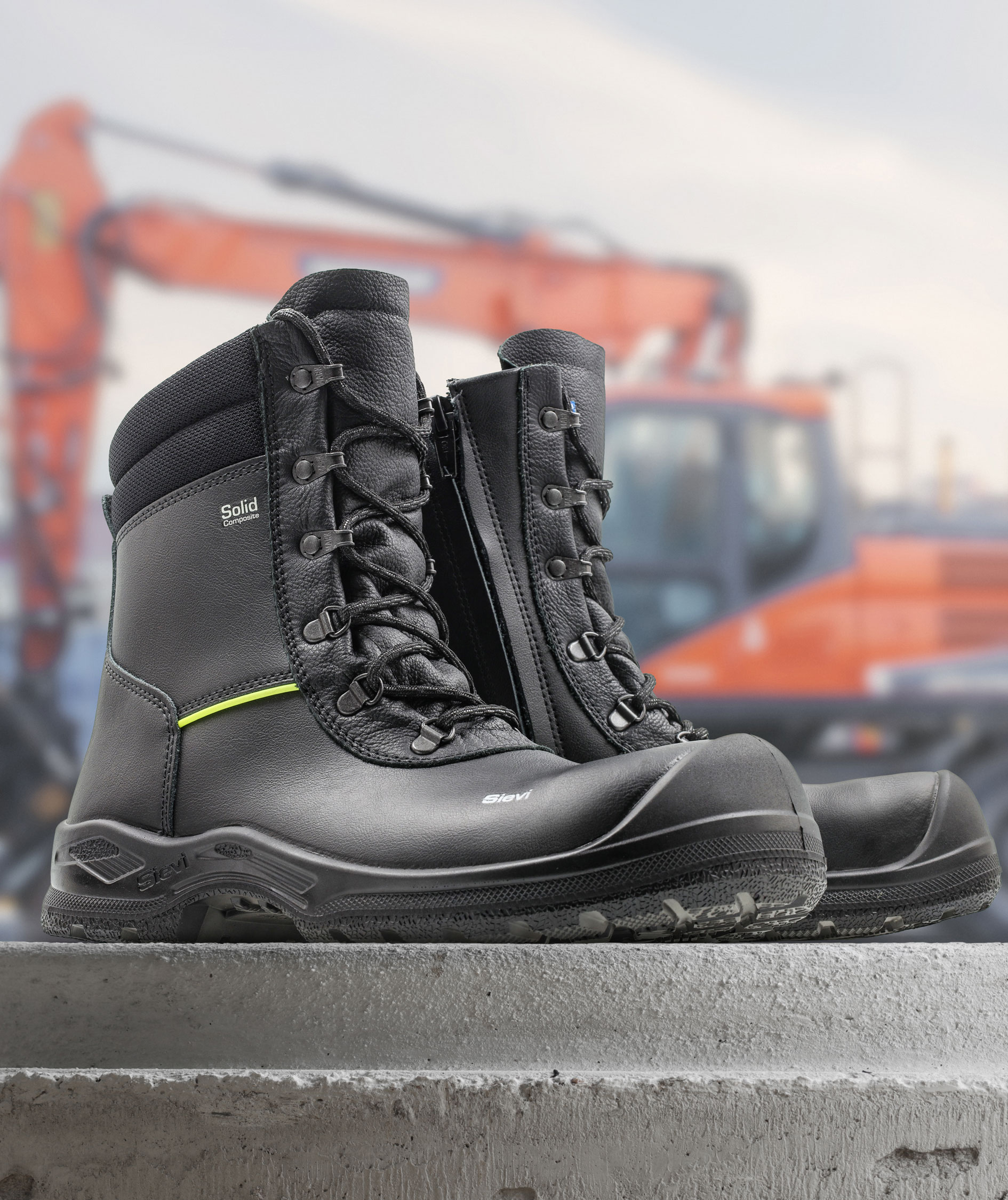 Sievi Solid CT+ dame sikkerhedsst&oslash;vler S3L,, Sort, large image number 2