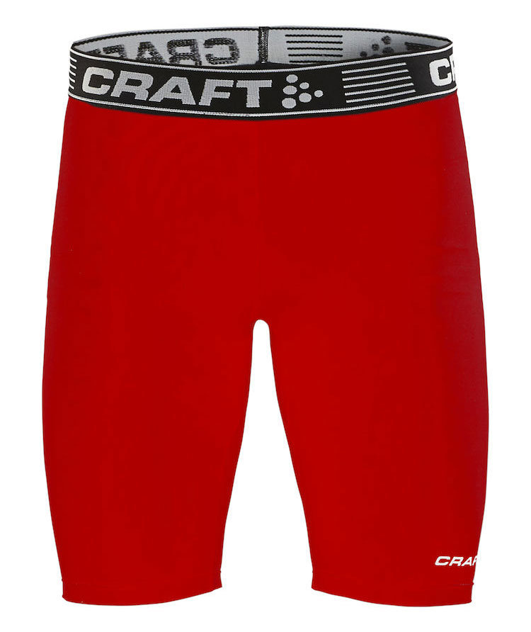 Craft Pro Control compression tights, Bright red, Bright red, swatch