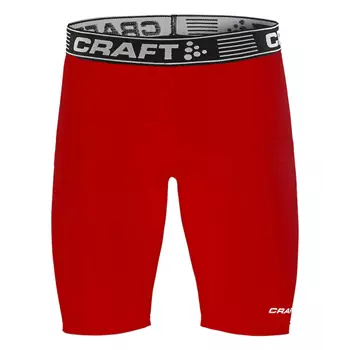 Craft Pro Control compression tights, Bright red
