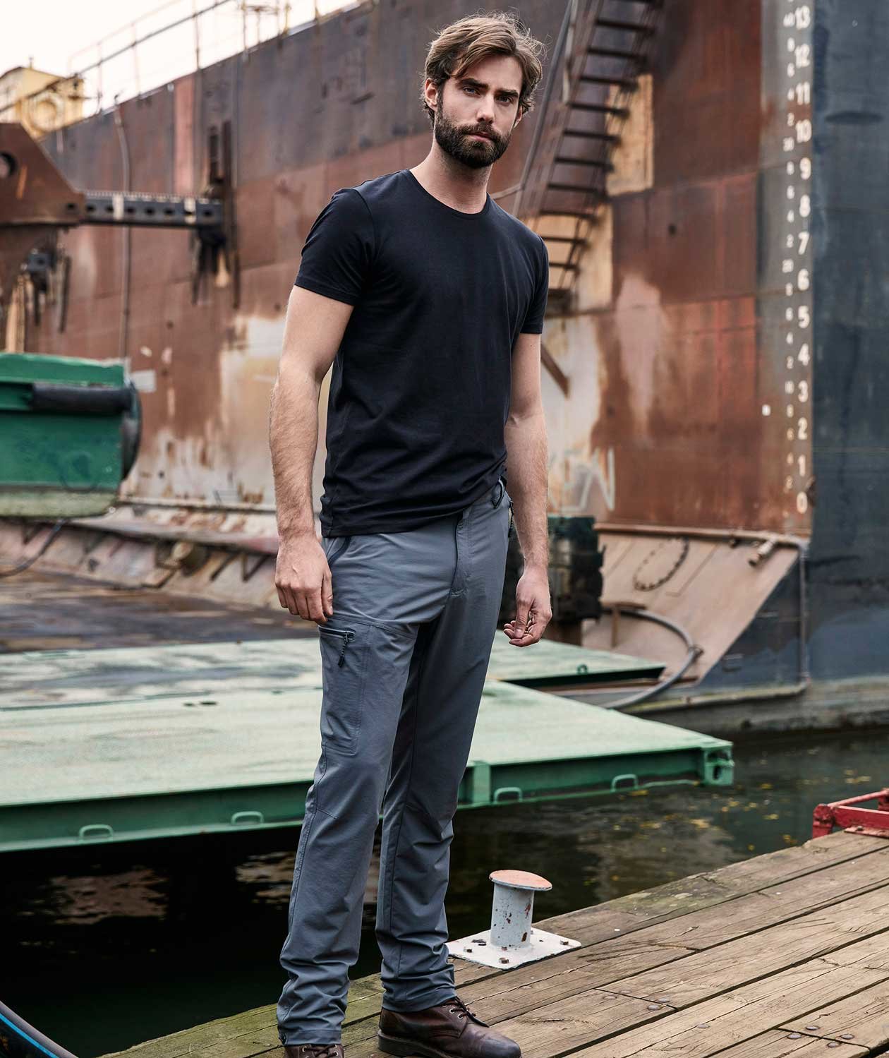 South West Norman ekologisk T-shirt, Svart