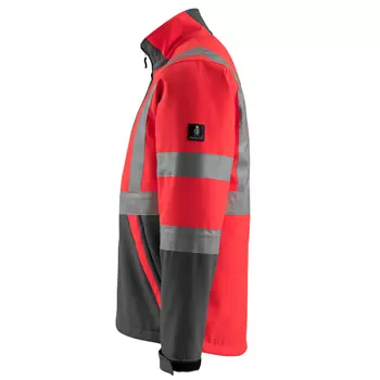Mascot Safe Light Kiama softshell jacket, Hi-vis red/Dark anthracite