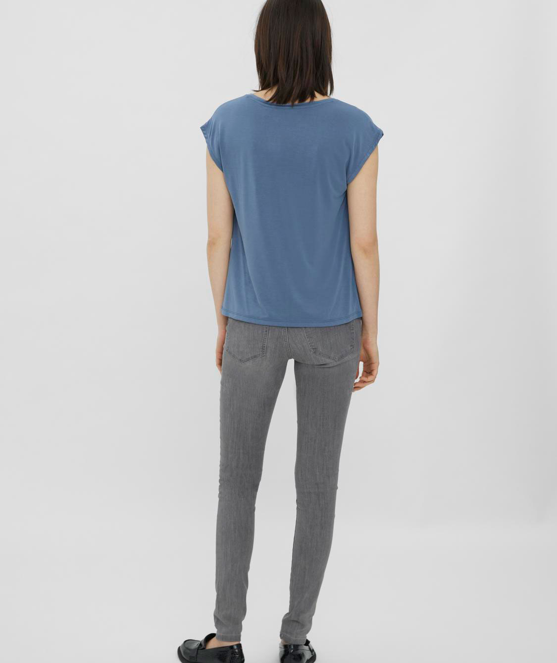 Vero Moda VMFILLI women's T-shirt, China Blue, large image number 2