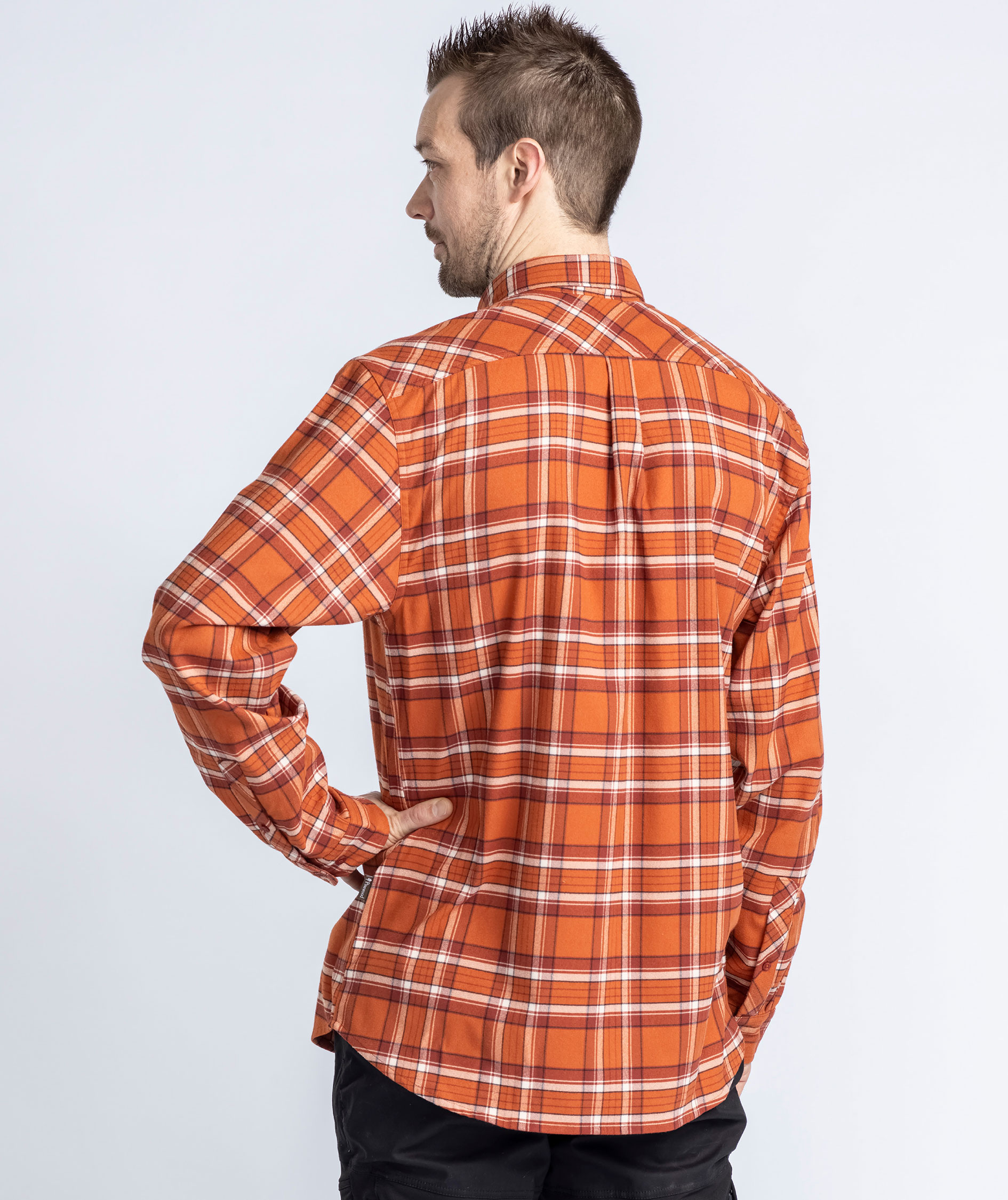 Pinewood Abisko Hiking Regular Fit skjorte, Burned Orange, large image number 7