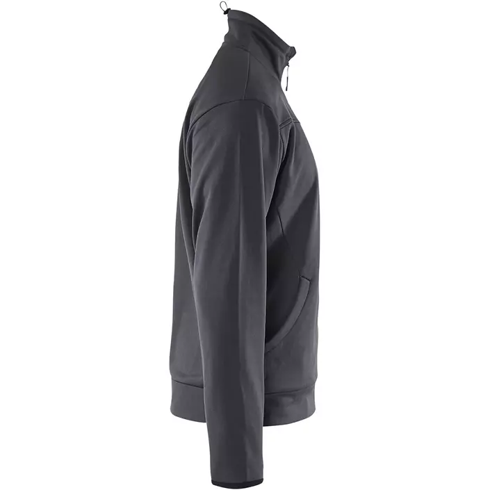 Blåkläder Unite sweat cardigan, Medium grey/black, large image number 3