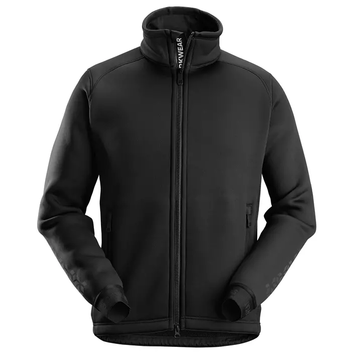 Snickers FlexiWork fleece jacket 8018, Black, large image number 0