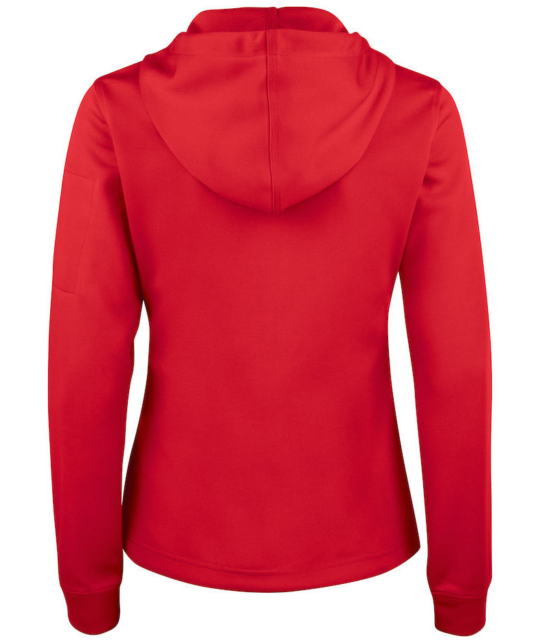 Clique Basic Active women's hoodie, Red, large image number 3