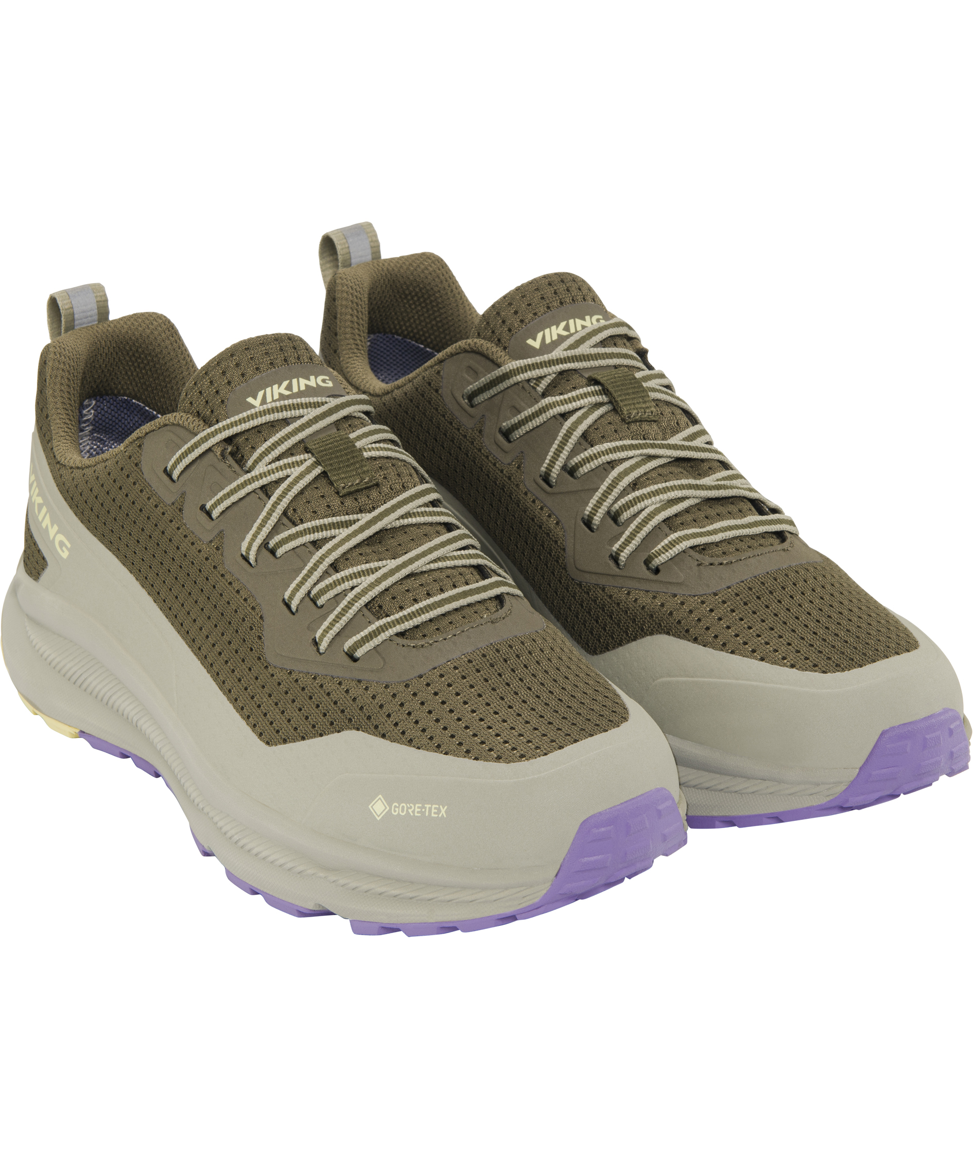 Viking Motion Low GTX women's sneakers, Olive/lila