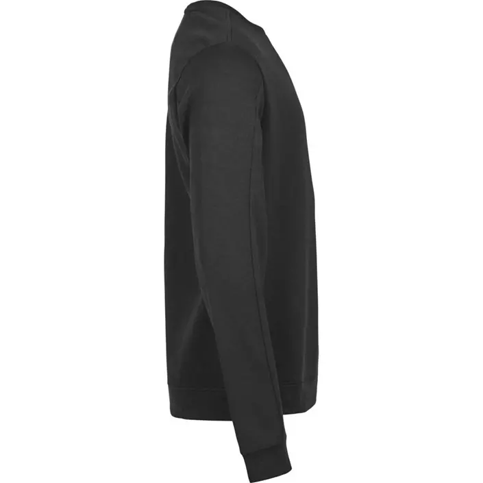 Tee Jays Athletic Crew Neck Sweatshirt, Black, large image number 2