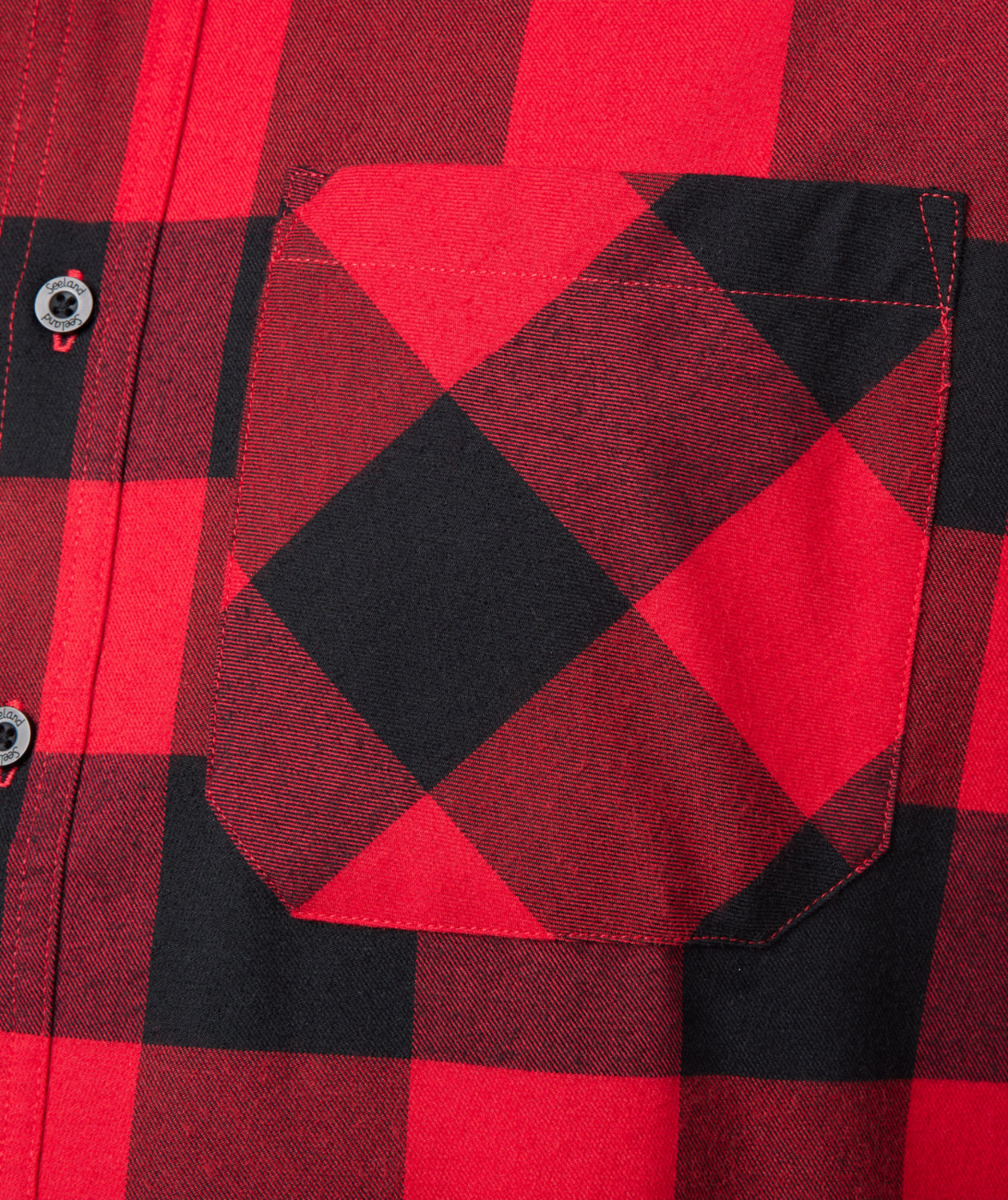 Seeland Toronto skjorte, Red Check, large image number 6
