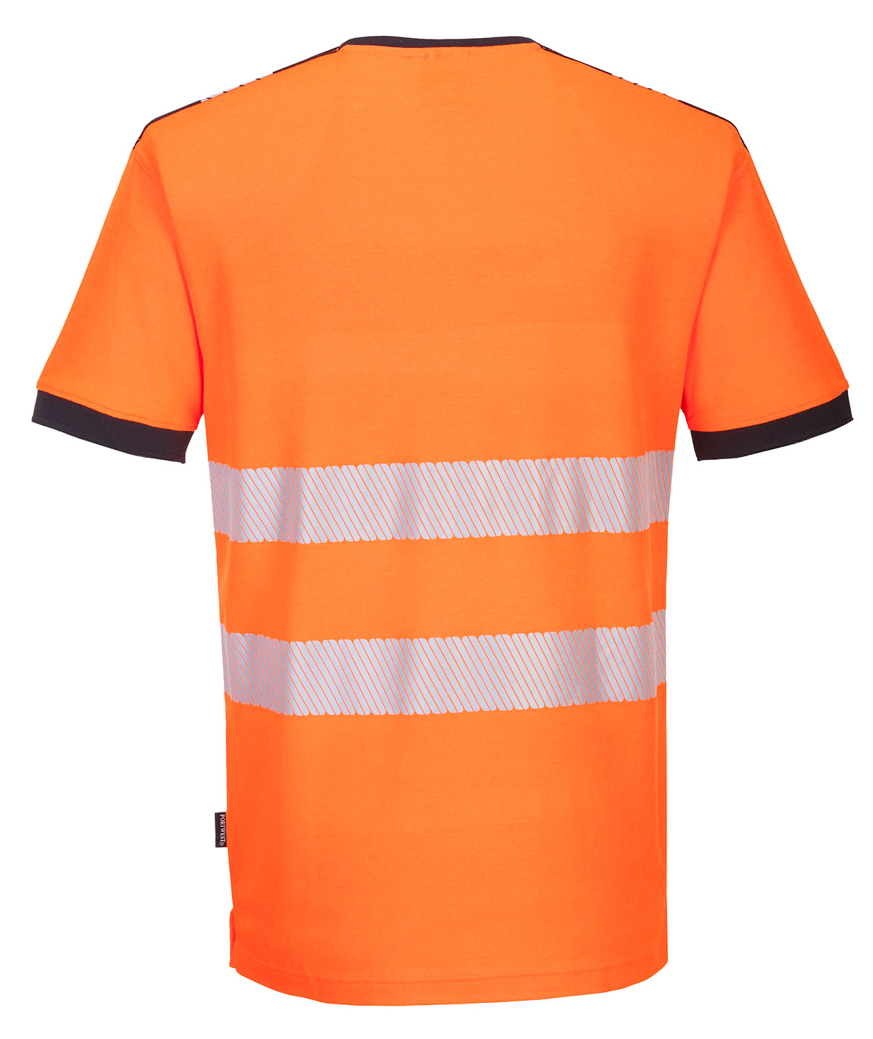 Portwest PW3 T-shirt, Hi-Vis Orange/Black