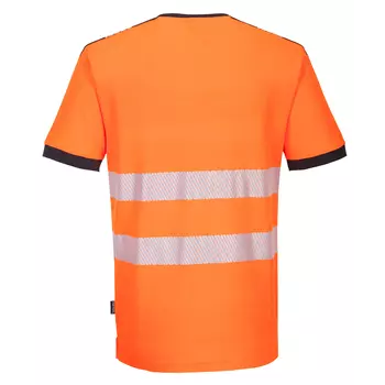 Portwest PW3 T-Shirt, Hi-Vis Orange/Schwarz