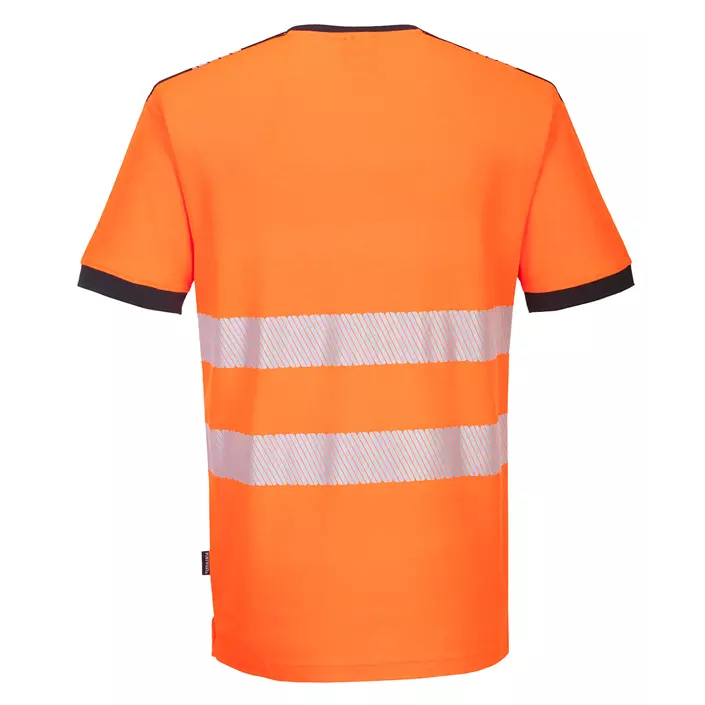 Portwest PW3 T-shirt, Varsel Orange/Svart, large image number 1