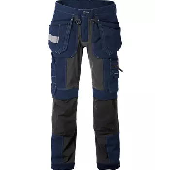 Kansas Gen Y stretch craftmens trousers, Dark Marine