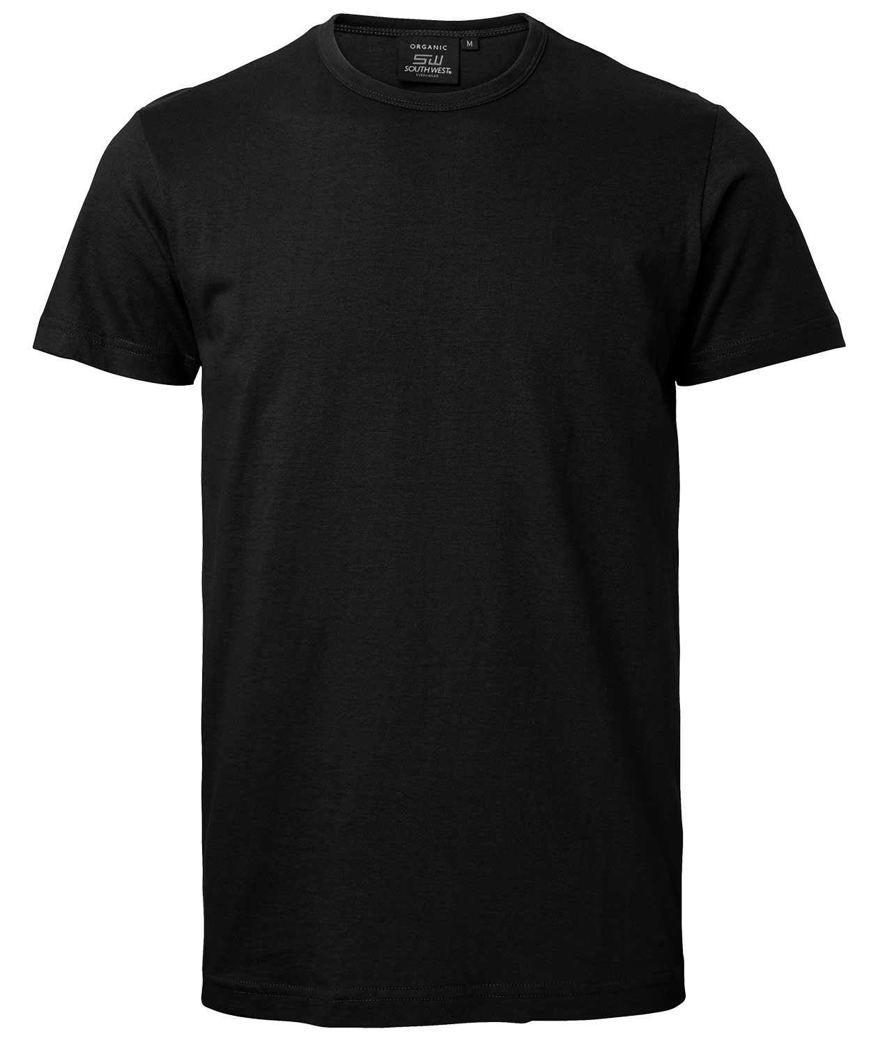 South West Delray ekologisk T-shirt, Svart