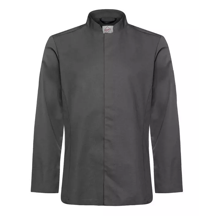 Segers slim fit chefs shirt, Grey, large image number 0