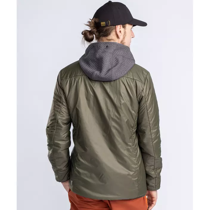 Pinewood Wool Insulation jakke, Moss green, large image number 3