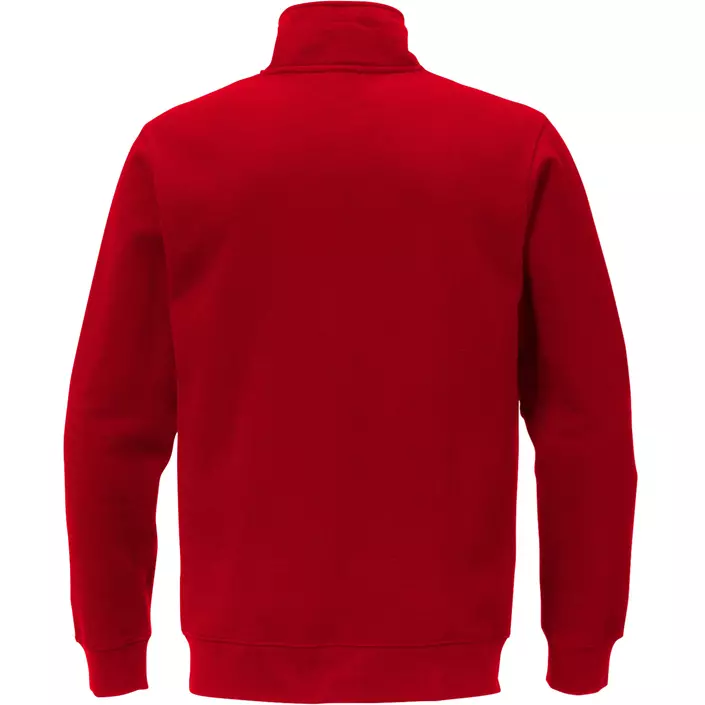 Fristads Acode sweatshirt med glidelås, Rød, large image number 1