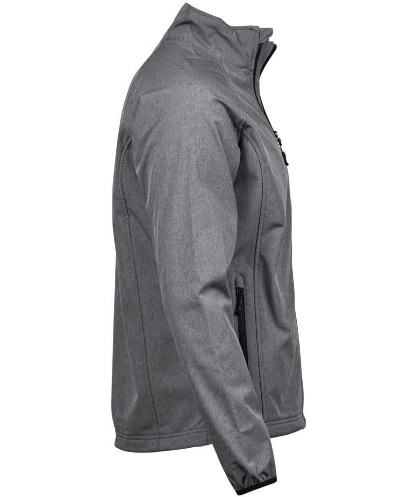 Tee Jays lightweight softshell jacket, Grey Melange, large image number 4
