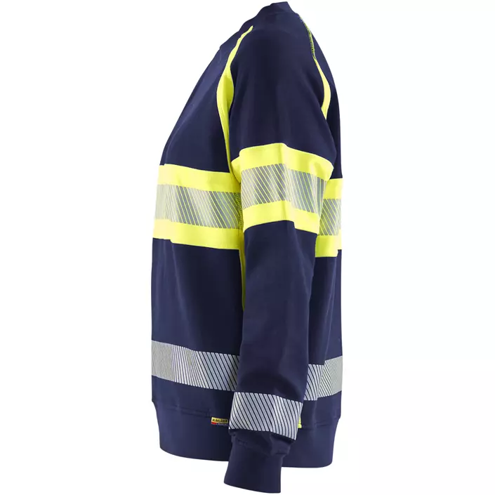 Blåkläder sweatshirt dam, Marin/Hi-Vis gul, large image number 4