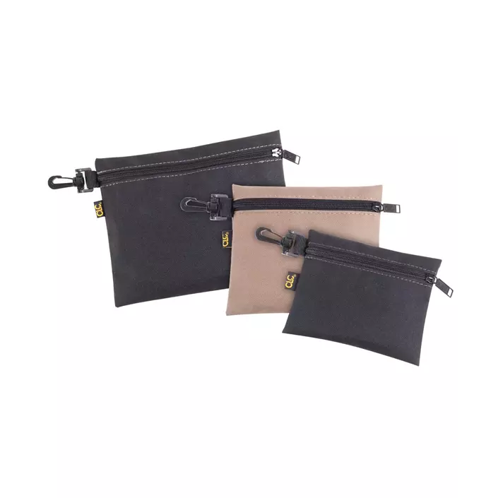 CLC Work Gear 1100 3-pack multibags with zipper, Black/Brown, Black/Brown, large image number 0