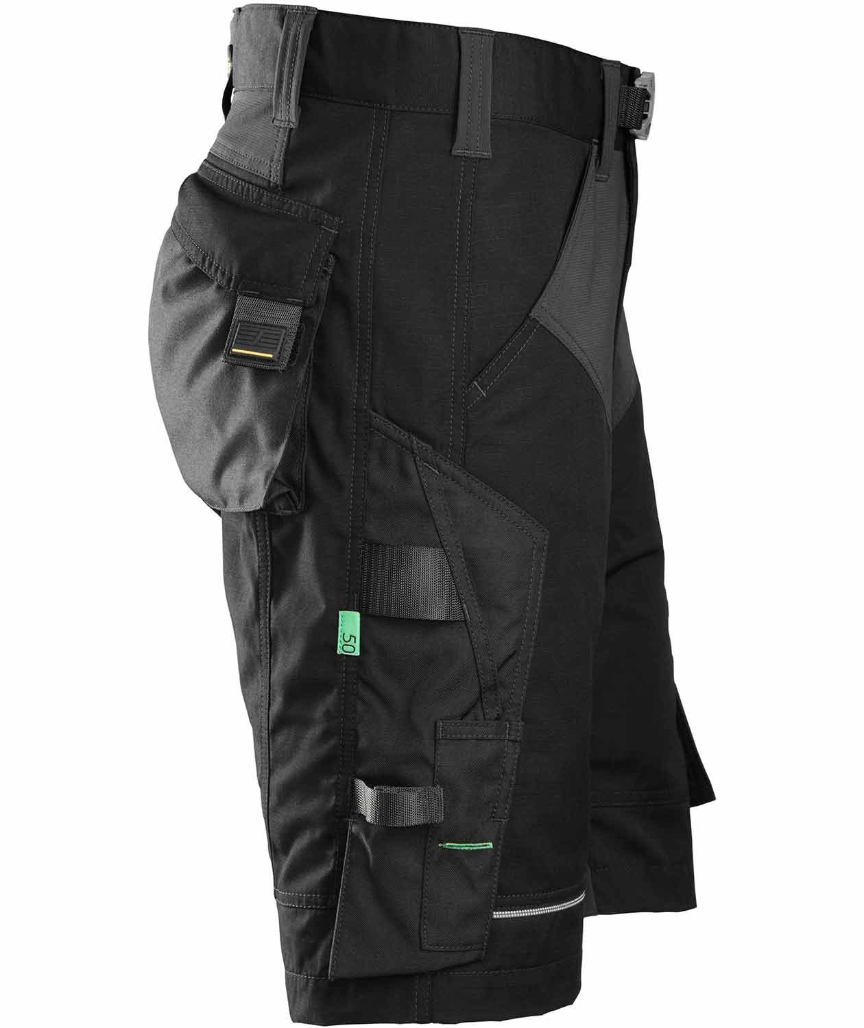 Snickers Flexiwork arbejdsshorts 6914, Sort, large image number 3