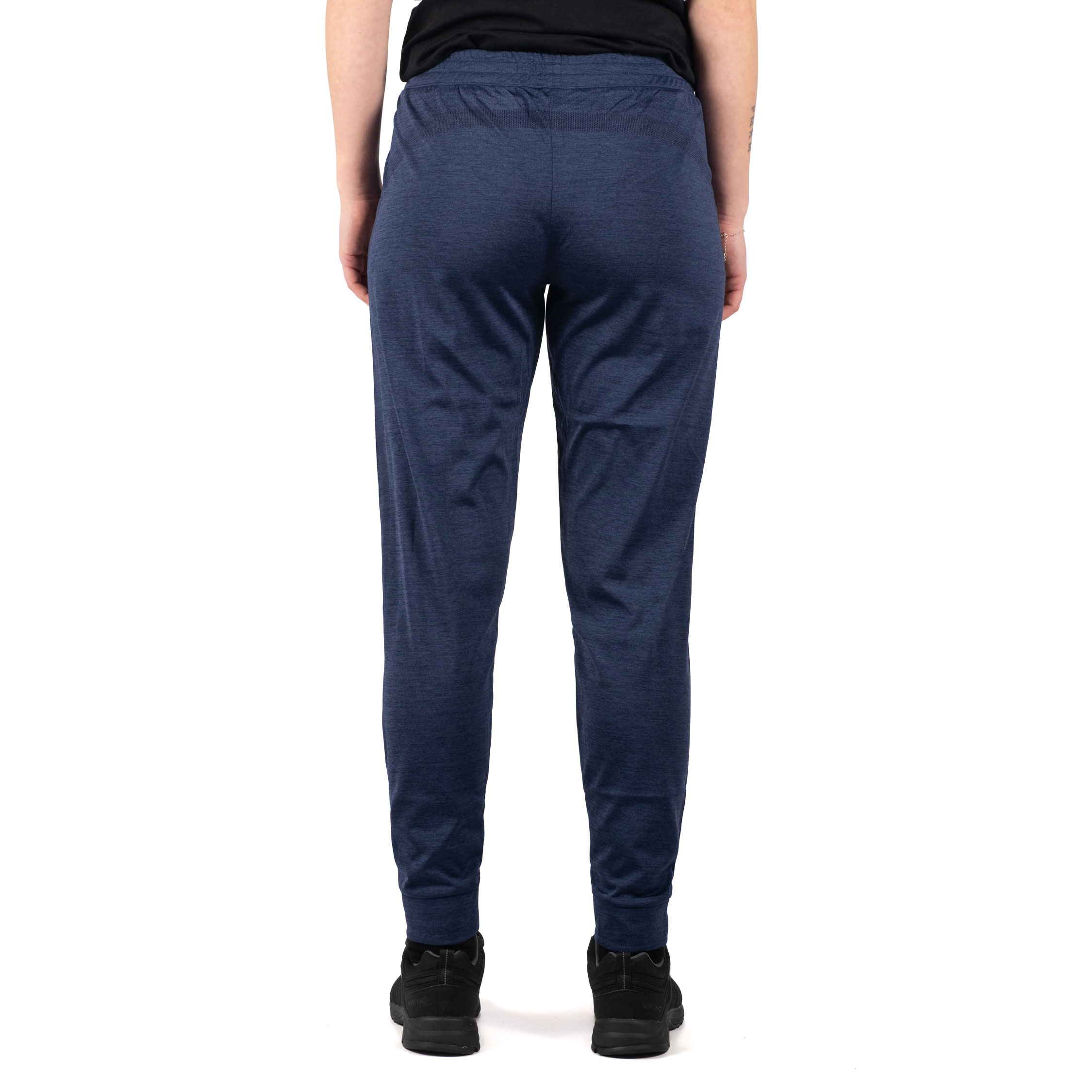 GEYSER seamless sporty women's pants, Navy melange, large image number 2