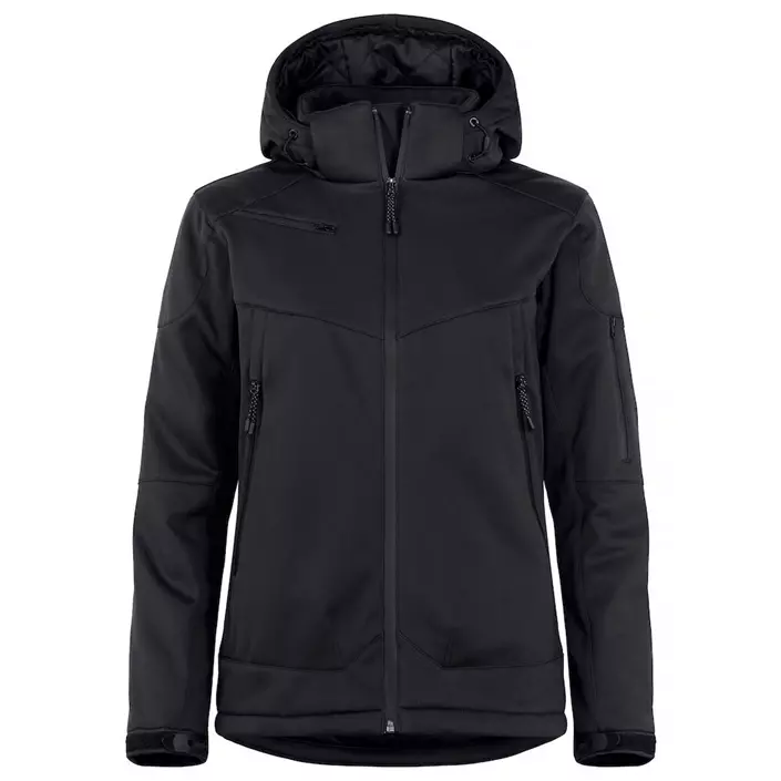 Clique Grayland women's softshell jacket, Black, large image number 0