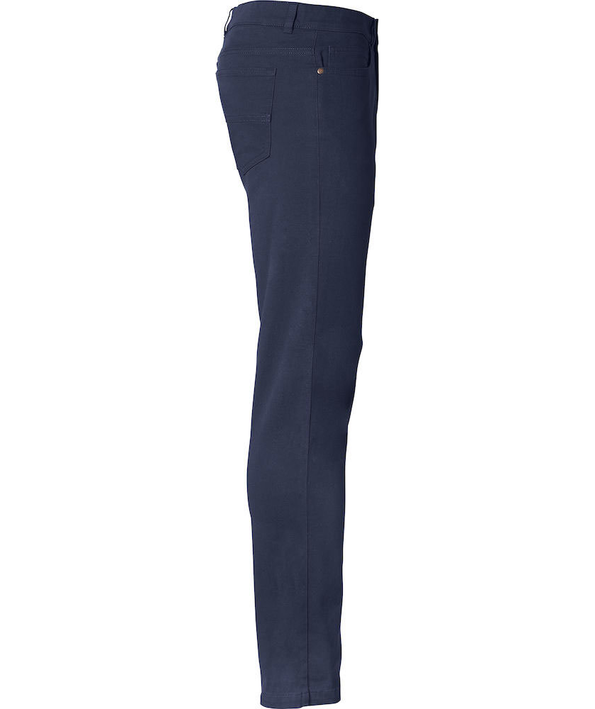 Clique stretch trousers, Dark Marine Blue, large image number 3