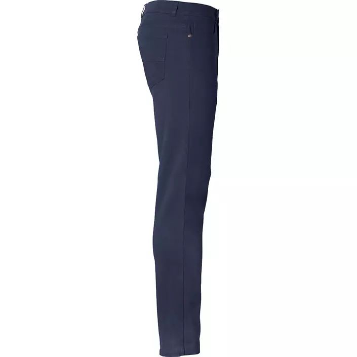 Clique stretch trousers, Dark Marine Blue, large image number 3