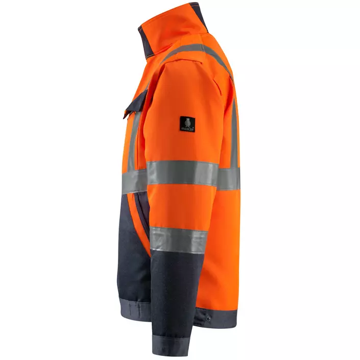Mascot Safe Light Forster work jacket, Hi-Vis Orange/Dark Marine, large image number 1