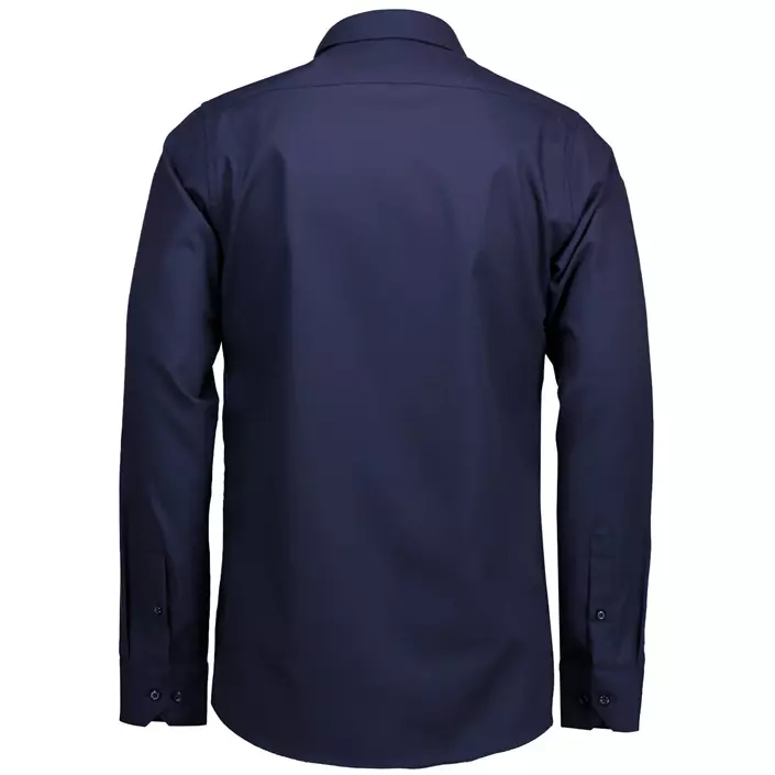 Seven Seas Fine Twill Slim fit skjorte, Navy, large image number 1