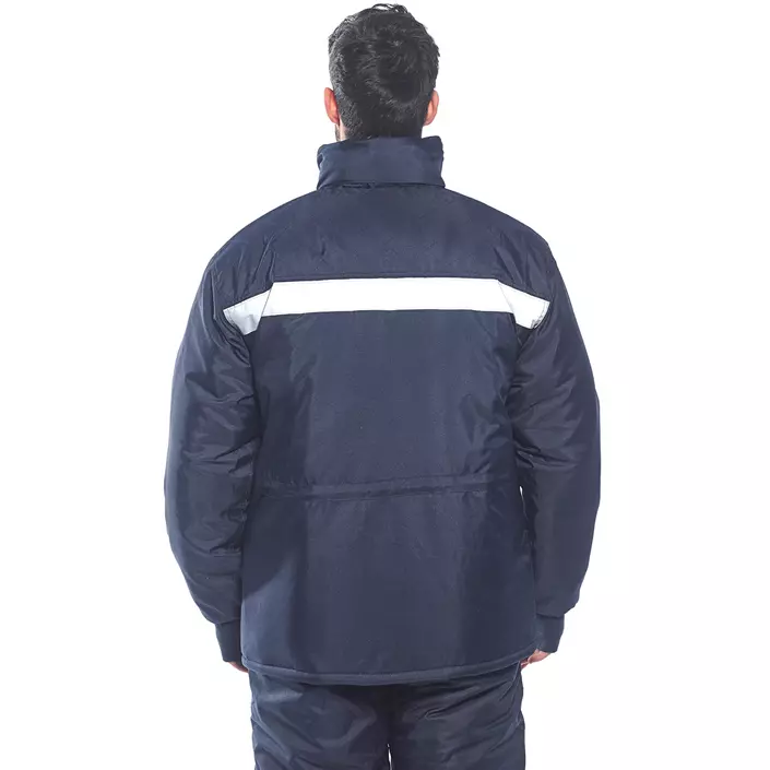 Portwest Coldstore winter jacket, Marine Blue, large image number 1