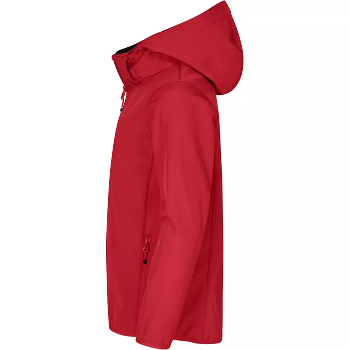 Clique Classic softshell jacket for kids, Red, large image number 4