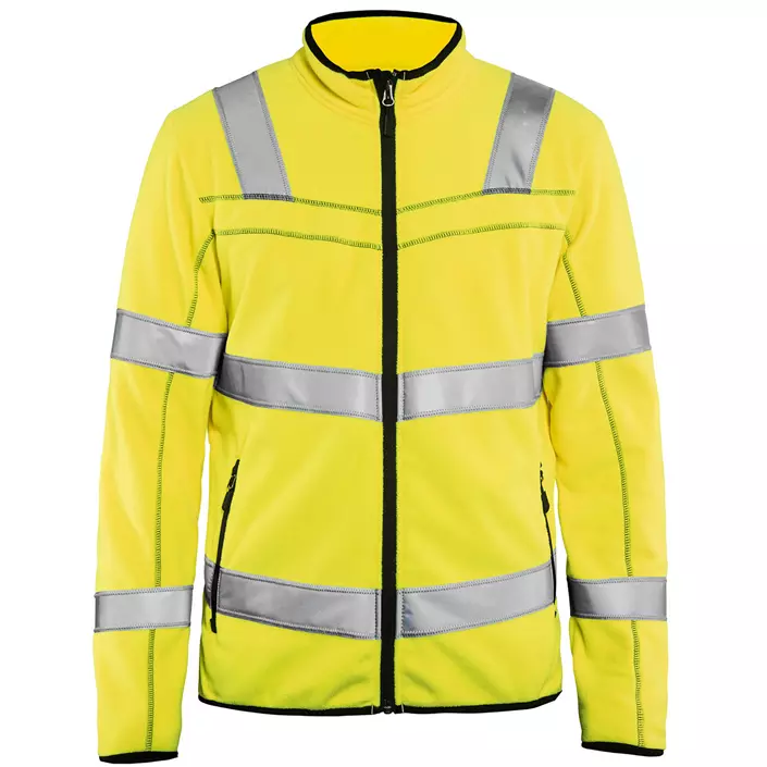 Blåkläder microfleece jacket, Hi-Vis Yellow, large image number 0