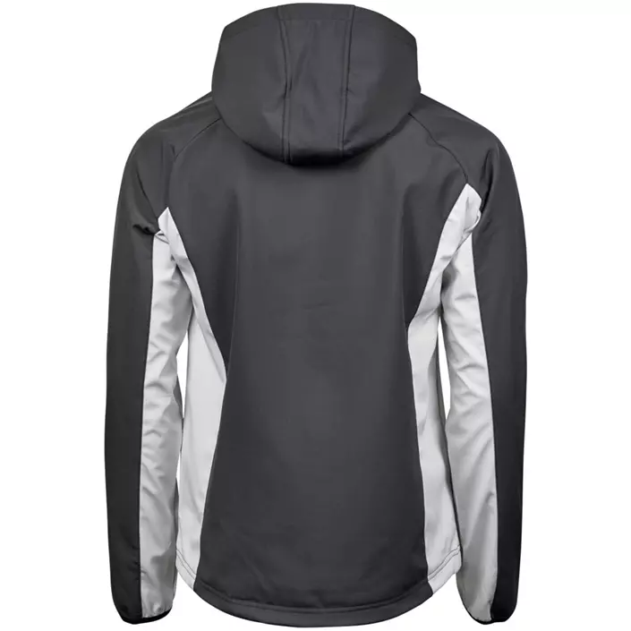 Tee Jays Performance softshell jacket with hood, Dark grey/Off white, large image number 2