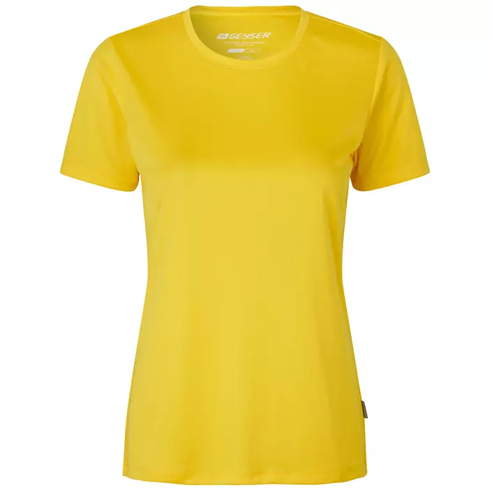 GEYSER Essential women's interlock T-shirt, Yellow, large image number 0