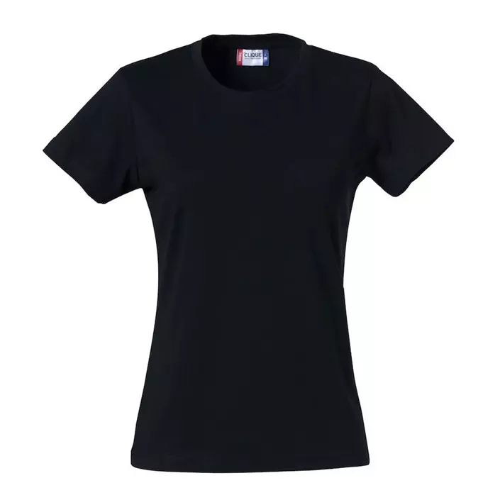 Clique Basic dame T-shirt, Sort, large image number 0