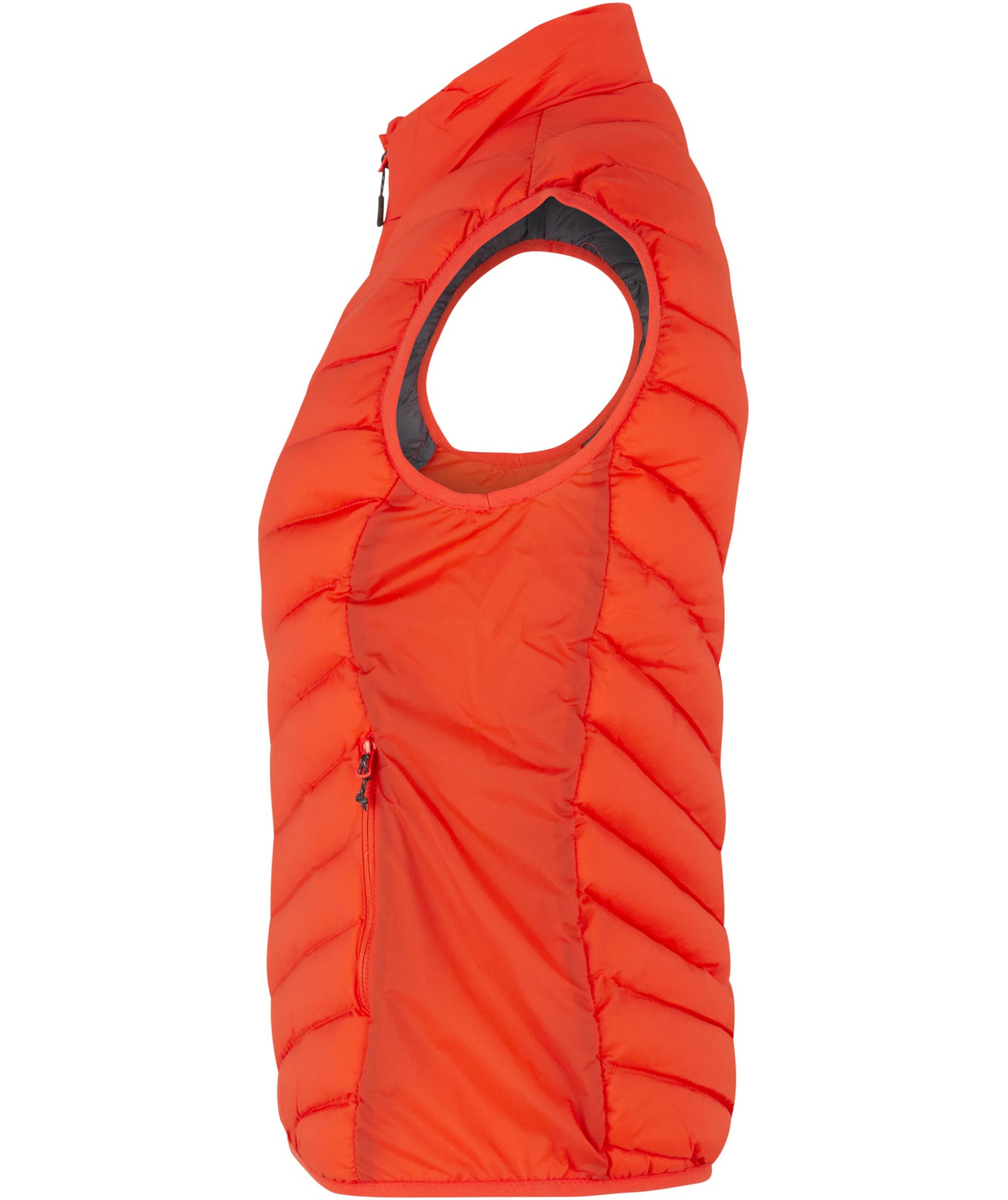 ID Stretch Damen Steppweste, Orange, large image number 2