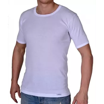 by Mikkelsen short-sleeved underwear shirt, White