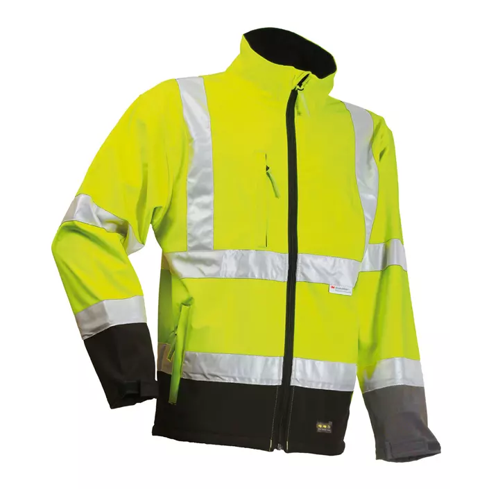 Lyngsoe ​softshell jacket, Hi-vis Yellow/Black, large image number 0
