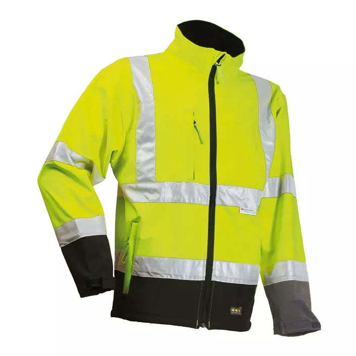 Lyngsoe ​softshell jacket, Hi-vis Yellow/Black, large image number 0