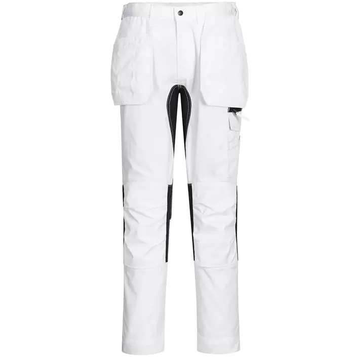 Portwest WX2 Eco craftsman trousers, White, large image number 0