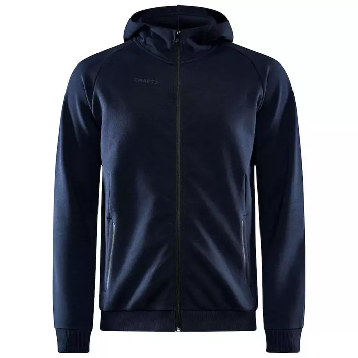 Craft Core Soul Full Zip hoodie med blixtlås, Navy, large image number 0