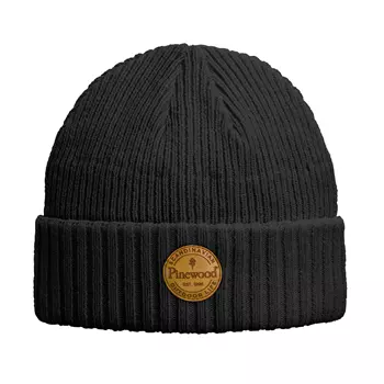 Pinewood Windy knitted beanie, Black