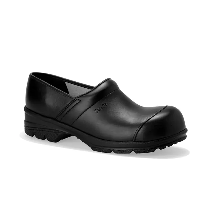 Sanita San Duty safety clogs with heel cover S2, Black, large image number 0